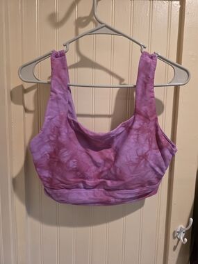 CALIA Tie-Dye Lavender Purple Sports Bra